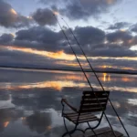 Wedkowanie o zachodzie slonca - Jezioro Otmuchowskie