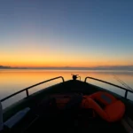 Poranek na łódce - Jezioro Otmuchowskie